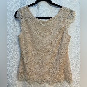 The Limited Lace Blouse in Cream